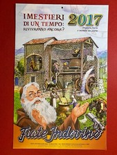 CALENDARIO 2017 FRATE INDOVINO 46x30 cm. da PARETE - I MESTIERI DI UN TEMPO