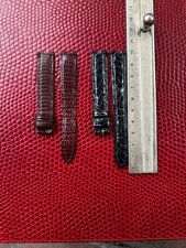 Cinturino Stock 2 Pz. Pelle Cartier Pasha Santos Tank Ronde ORIGINALE