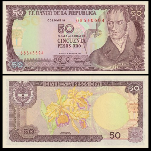 Colombia 50 pesos oro - 50,
