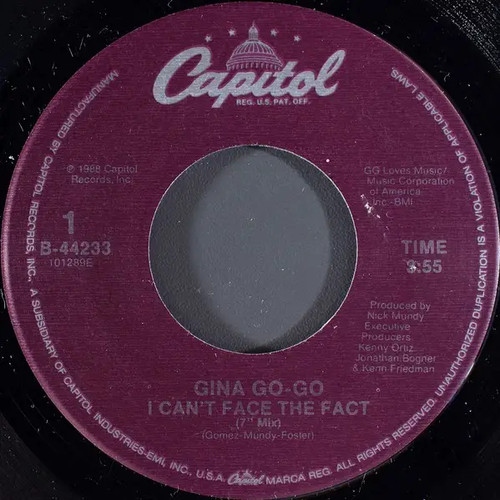 Gina can t - gina, 7"
