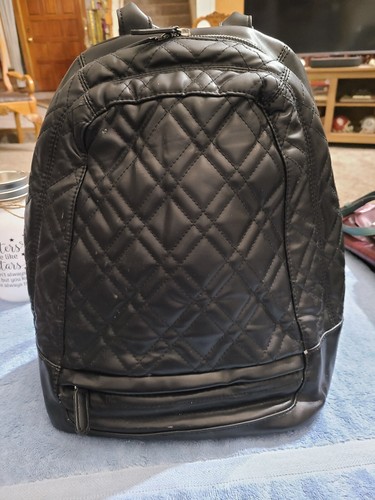 Zaino zara nero trapuntato - nero,