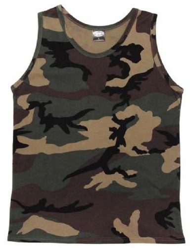 Top tessuto camouflage - tessuto,