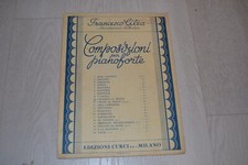 FRANCESCO CILEA - CHANSON DE ROUET PER PIANOFORTE - ED. CURCI, 1941