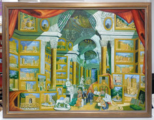 quadro dipinto grande olio su