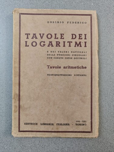 Tavole dei logaritmi - dei,