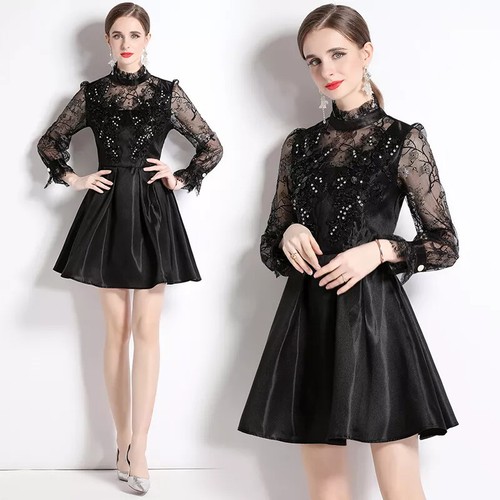 Vestito abito donna - abito, raso
