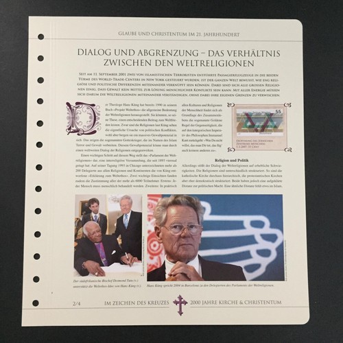 Edizione posta tedesca chiesa - posta,