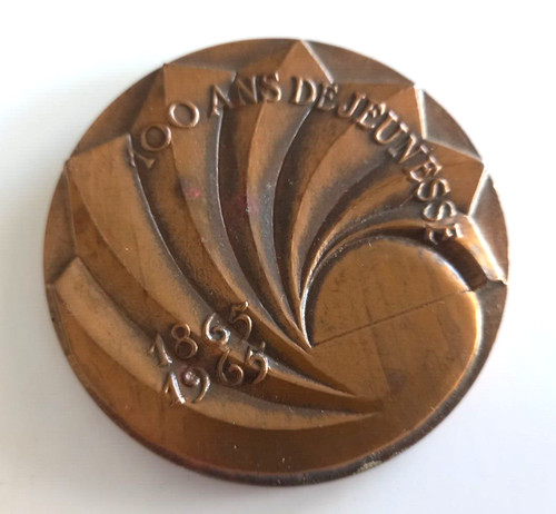 Medaglia bronzo 100 anni - bronzo,