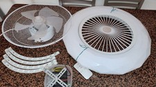 Lampadario con ventilatore da