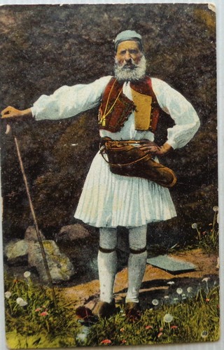 Salonica grecia cpa costume - salonica,