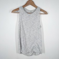 Top LuluLemon Open Back Space Dye Tabk grigio taglia 8 J5