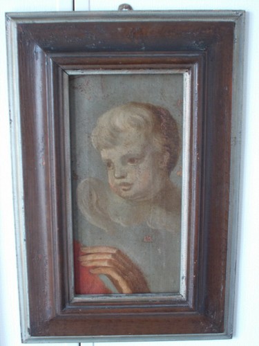 Antico quadro italiano putto - italiano, "putto"