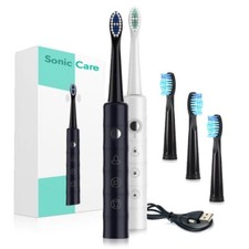 SPAZZOLINO SONICO ELETTRICO DENTI 3 PROGRAMMI D'IGIENE CON 6 LIVELLI PULIZIA