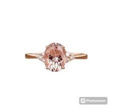 Solitario Morganite Pesca