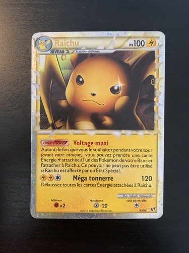 Carte pokémon raichu 83 90 - pokémon, 83/90