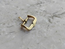 60s TISSOT GOLD PLATED WATCH STRAP BUCKLE FIBBIA OROLOGIO UHREN 14mm SEASTAR