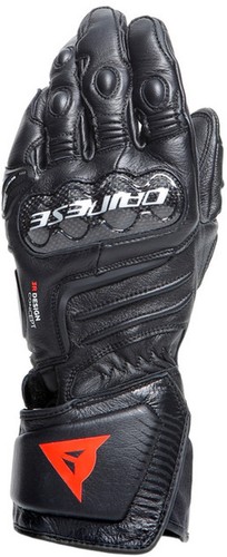 Guanti moto lunghi pelle - in,
