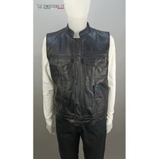 Gilet vera pelle - in,