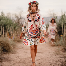 Abito Zara Midi Cotone