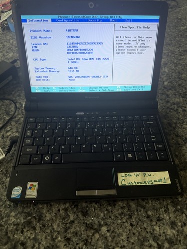 Lenovo ideapad s10e netbook - lenovo,