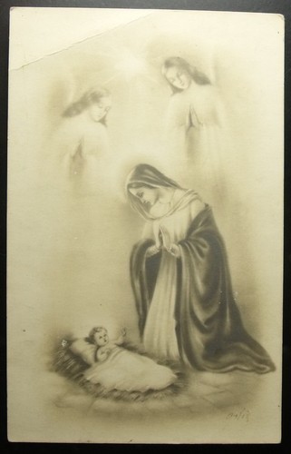 Cartolina buon natale - buon,