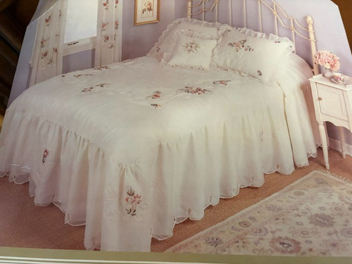 Copriletto vintage avorio - vintage,