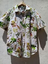 ??Camicia di design indiano "LGN" Hipster Hawaii Rockabilly elegante unisex S/L 