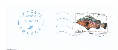 Timbre france 2019 - timbre, poisson