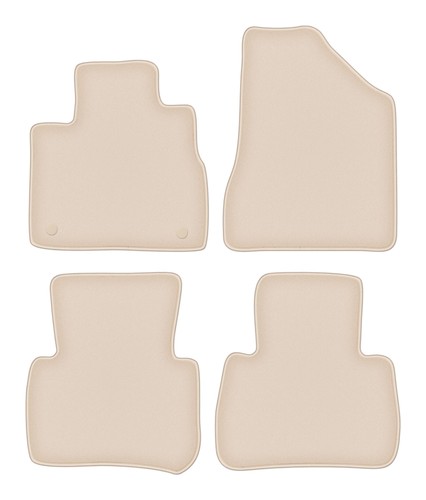 Set tappetini moquette beige
