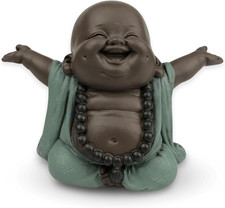 Boudha Rieur Benvenuto - Statuetta Portafortuna, Decorazione Zen E Feng Shui, pe