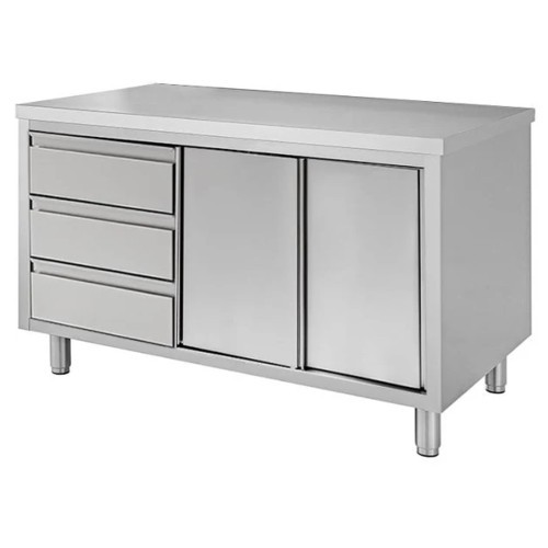 Tavolo 200x60x85 acciaio inox