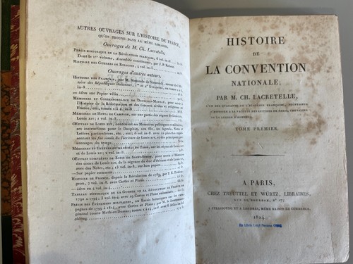 Antico libro histoire - histoire, la
