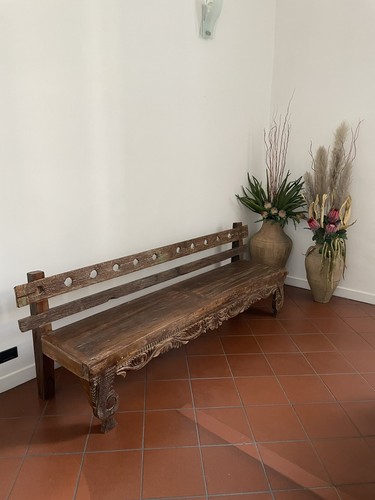 Panca legno antica - panca,