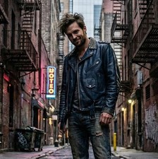 Giacca Moto Punk Spiked &