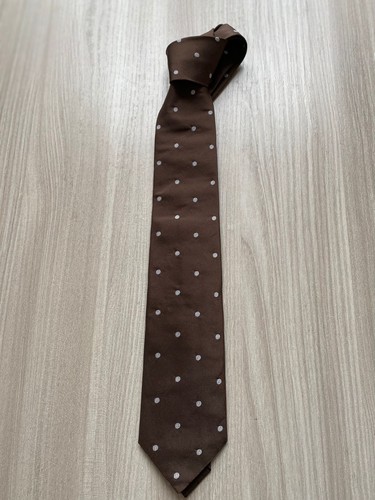 Cravatta uomo pois marrone