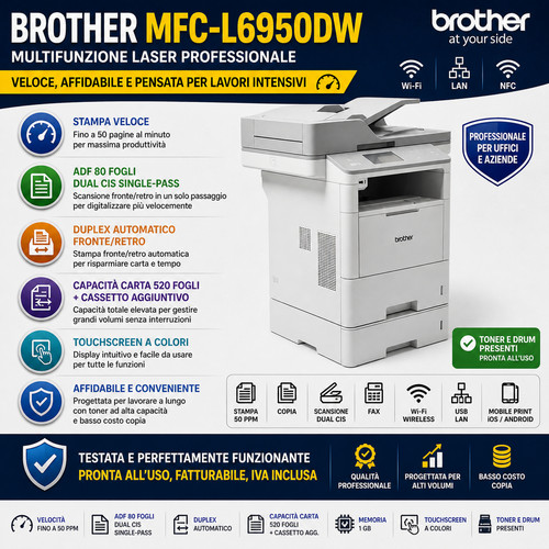 Brother mfc l6950dw - mfc-l6950dw, stampante