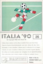  MASCOTTE ITALIA 90 N.26, FIGURINA PANINI - NEW/EDICOLA/PERFECT