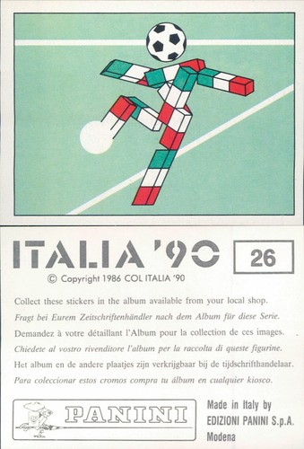 Mascotte italia n - italia, n.26