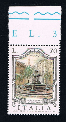 Italia francobollo fontana - italia,