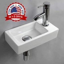 Lavabo de baño rectangular de