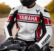 Men Motorbike Leather Yamaha
