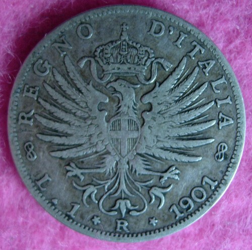 Lira 1901 rara - lira, regno