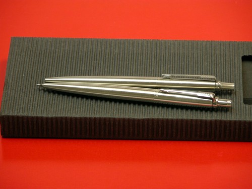 Penne parker acciaio satinato - parker,