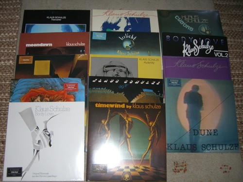 Klaus schulze vinyl collection - vinyl,