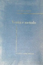 VERITA' E METODO GADAMER HANS