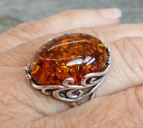 Anello grande argento - , 925