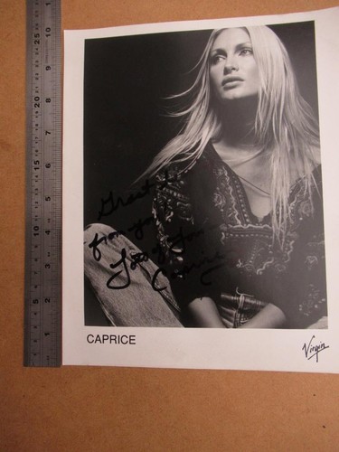 Caprice original autograph - caprice,