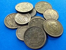 LOTTO 11 SET MONETE SPAGNA SPAGNOLE PTAS PESETA PESETAS