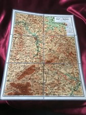 Karte Bezirksämter HOF/REHAU um 1925-1:125000-Münchberg/Asch/Selb/Ölsnitz/Gefell