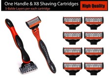 8 cartucce da barba e 1 porta